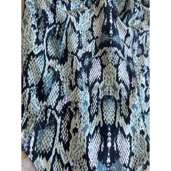 OUT FROM UNDER Snake Print Bodysuit Size Medium - Picture 2 of 8